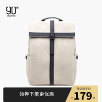 90 points Oxford canvas bag casual shoulder couple fashion trend backpack bag men and women Korean version of Joker computer bag