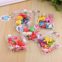 Eraswipe Kindergarten Gift Idea Cartoon Animal Cute Children Learn Stationery Small Gift Wholesale