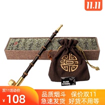 NewBee Retro Pipe Traditional Filter Tobacco Old-style Pipe Pure Copper Hand-made Dry Tobacco