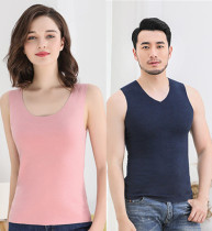 Shuke underwear SN902-3 ladies seamless double-sided German velvet thermal vest bottoming vest heating vest large size