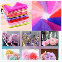 48CMx 5M 10M Tulle Roll Crystal Fabric Organza Baby Shower