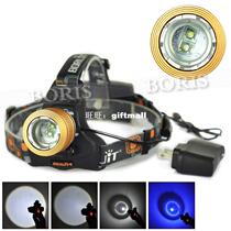 Ultra Briht 3 Mode 1600Lumen 2x LED Headliht Zoomable Whit
