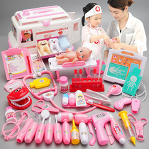 Doctor Toy Kit has a family ambulance girl medical simulation toolbox 3 year old child 6 girl