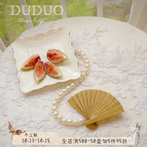 (Pearl chain wall hanging addition special shot) wall decoration American retro bedroom wall decoration European style hanging decoration