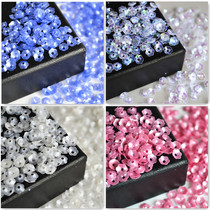Small flower Plum Blossom hand sewn sequin diy accessories loose chip flash clothing accessories cross stitch top bead handmade material
