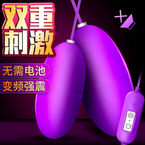 Charging USB jumping egg female wireless mute strong vibration out of the small masturbation orgasm sex toy supplies