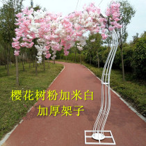 2017 new wedding props road guide cherry blossom tree wedding props arch wrought iron road guide frame wedding cherry blossom road guide