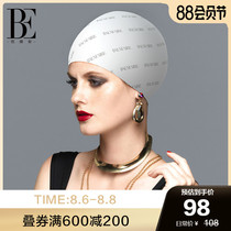 BE Fan Dean classic logo printed silicone swimming cap quality silicone soft texture waterproof and chlorine-resistant