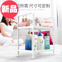 Promotion bathroom shelf Floor-to-ceiling bathroom shelf Waterproof assembly floor-to-floor household multi-function 7-energy face wash rack