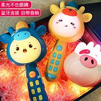 Childrens singing machine with microphone baby music microphone toy little girl boy karaoke small early education machine