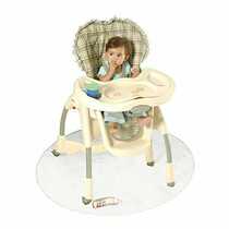 Baby eating leak-proof floor mat Eating supplementary food dining chair floor mat Anti-dirty cover Baby childrens game mat Waterproof and oil-proof mat cover