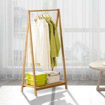 Hanger Floor-to-ceiling bedroom storage rack Bamboo household indoor simple coat rack Bamboo floor-to-ceiling hanger