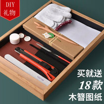 Birthday Gift Send Girlfriend DIY Peach Wood Hair Hairpins Handmade Creative Practical souvenirs to send my wife a love letter