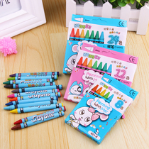 12 color 24 color kindergarten drawing colorful crayons wholesale childrens graffiti painting pen safe and non-toxic oil painting stick