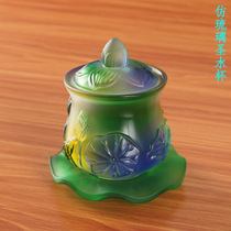 Authentic boutique high-end Buddhist supplies Buddhist supplies for the Buddhist temple for glass glass water cups