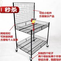 Universal wheel◆New product◆Push the table folding cart with wheels to move the food street entrepreneurship kindergarten wide