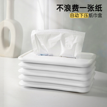 Living room tissue box high-end light luxury creative waterproof ins wind car restaurant coffee table desktop spring paper package