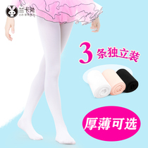 Childrens dance socks female dance special pants socks girls baby Summer thin white dance socks