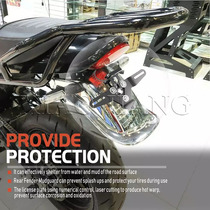 Apply Kawasaki Z900RS rear fender LED plate bracket