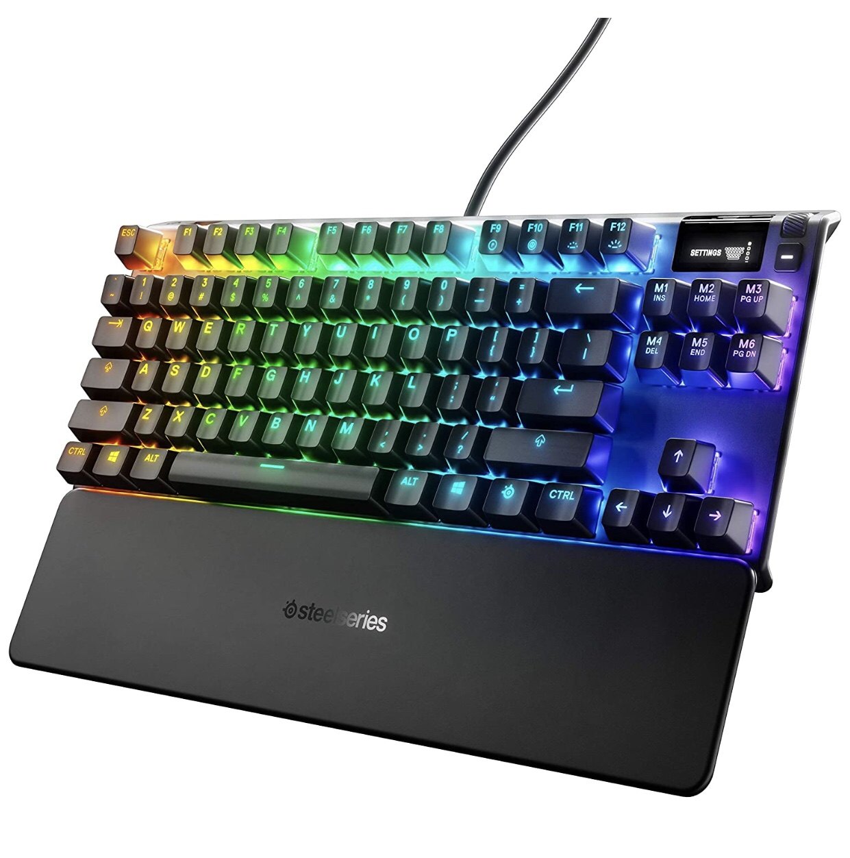 Steelseries Apex Pro TKL mechanical gaming keyboard OLED RGB backlit gaming chicken