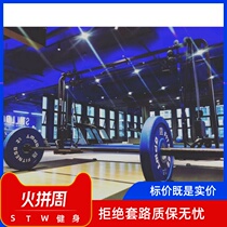 Weightlifting Table Hard Pull Table American Hummer T-Table Free Custom Logo HAMMER Squat Frame Wooden Floor
