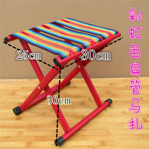 Games stool Mazha cloth seat canvas students military training horse stool folding stool thick durable train train