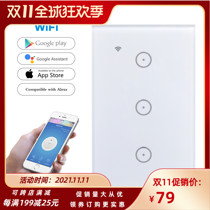 TuyaWIFI smart wall switch Alexa GoogleHome Tmall Genie voice control