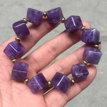 Original design natural amethyst bracelet personality anise hand string Tangoctagon windy hand decorated with men and women