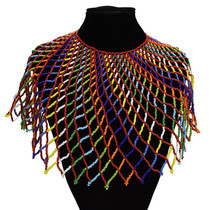 New handmade resin beads bohemian shawl jewelry ladies body chain exaggerated large accessories