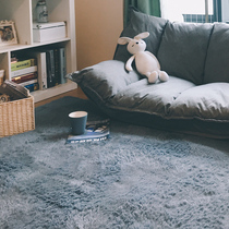 Muyou Nordic ins Living room Bedroom carpet Lazy sand hair nest with net red girl plush mat