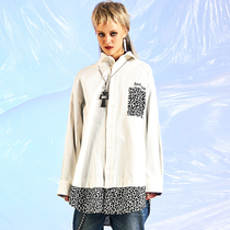 SoulSense Tide brand men and women BAO WEN long sleeve shirt top loose