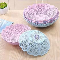 Fruit basket living room household European snacks dried fruit plate creative new kitchen drain basket storage simple fruit basket