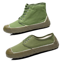 High-waisted liberation shoes for men and women to help low jun xun xie huang jiao xie work shoes high farmland shoes canvas shoes 48 code