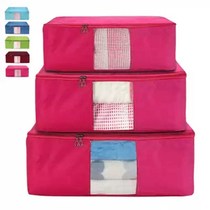 Washed Oxford cloth cotton quilt bag cotton quilt storage bag put clothing finishing bag packing box