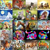 Animal 5D diamond painting full diamond horse cat dog bird