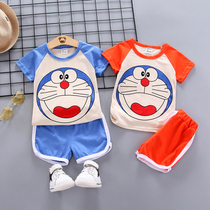 Trendy boys summer suit Boys two-piece set Baby childrens clothing Baby short-sleeved summer dress 1 a 2-3-4 years old clothes