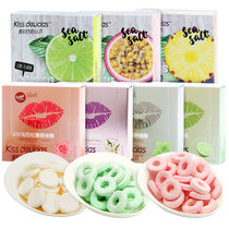 Haiyi kiss mellow heart sugar mints pineapple sea salt passion fruit kissing breath fresh portable candy