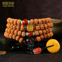 Collection of Nepali Burst Dragon Wing Little King Kong Necklace 108 Buddha Beads Wing Hand String Mens Accessories Women