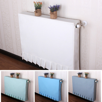 Solid color all-inclusive heating cover decorative heating cover household old-fashioned radiator cover Fabric anti-blackening dust cover customization