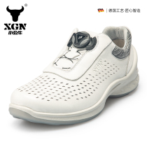 XGN Small Bull Spring Summer Mens Tourist Shoes Non-slip Wear and wear leather light comfortable and breathable outdoor sport hiking shoes