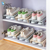 HOME SHOES STORAGE RACK PLASTIC SHOES SUPPORT INTEGRATED SIMPLE STORAGE SHOE RACK DORM BILAYER SHOEBOX SHELVE SHELF