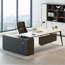 Office furniture boss table Simple modern president desktop desktop desktop manager desktop desktop office chair combination
