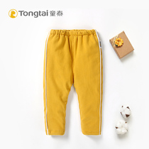 Child Tai baby thickened punch underpants 1-4 years old male and female baby pants winter warm cotton pants children outwear long pants