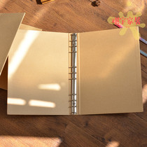 B5 A5 binder shell six hole nine hole loose leaf notebook 13mm blank 10mm wide line spacing less