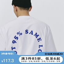 SAMESAME22SS Embroidered Printed Short Sleeve T-Shirt Day Series Retro Tide Signs Pure color Summer Chauffmen Men and women blouses