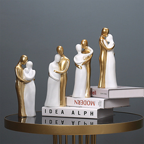 Creative abstract character blessing couple ornament TV cabinet bedside table study room bedroom interior decorations