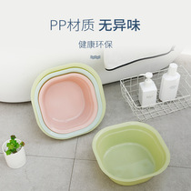 Creative candy square thickens basin baby wash basin childrens pelvis household plastic wash wash basin