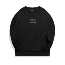 Special step Womens sweatshirt 2021 autumn and winter New plus velvet warm top round neck casual sportswear 979428920081