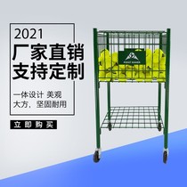  Tennis ball pick-up cart without handrails can hold about 380 tablets