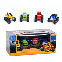 Speed whirlwind battle team alloy car model flame and machine monster baby bus off-road car childrens toys